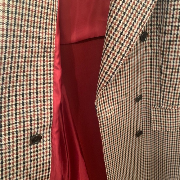 BOSS by Hugo Boss Calisi Wool Blend Checkered Coat - Picture 4 of 8